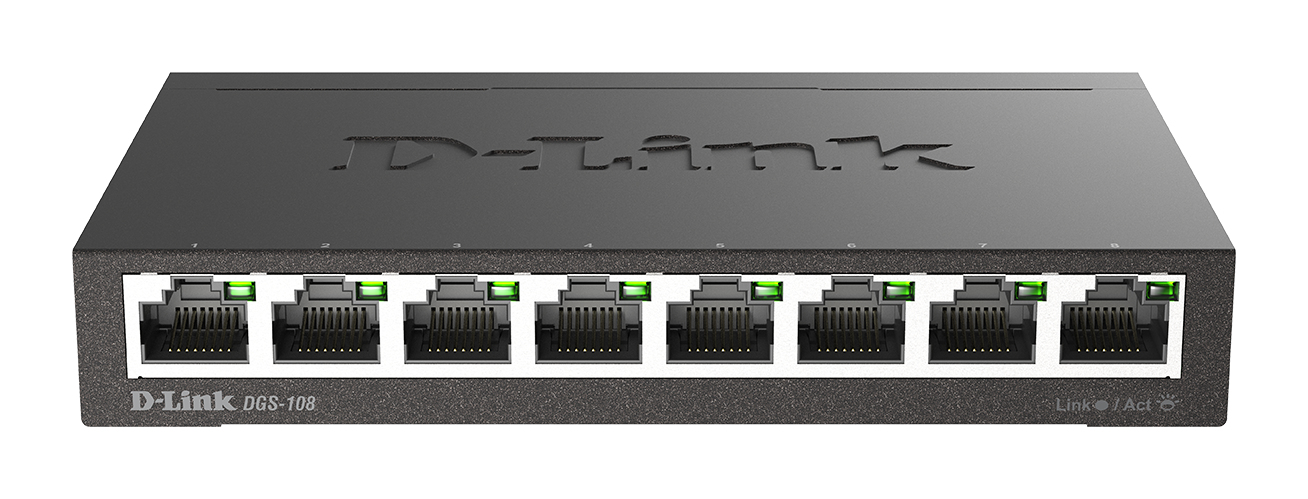 D-LINK DGS-108 Desktop Switch thumbnail 2