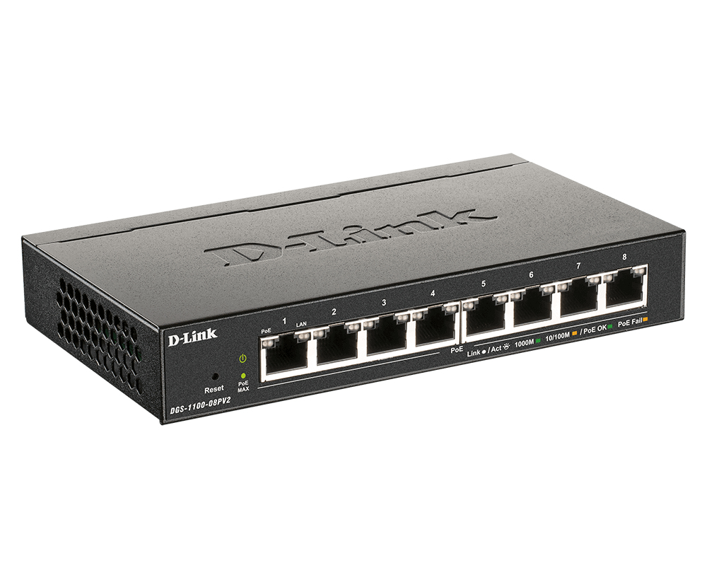 D-LINKDGS-1100-08P PoE Switch thumbnail 3