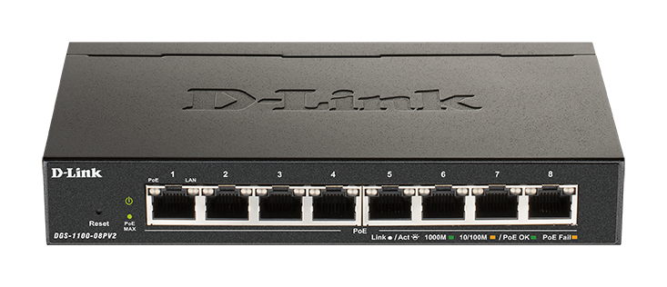 D-LINKDGS-1100-08P PoE Switch thumbnail 4