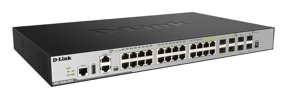 D-Link DGS-3630-28TC Switch thumbnail 1