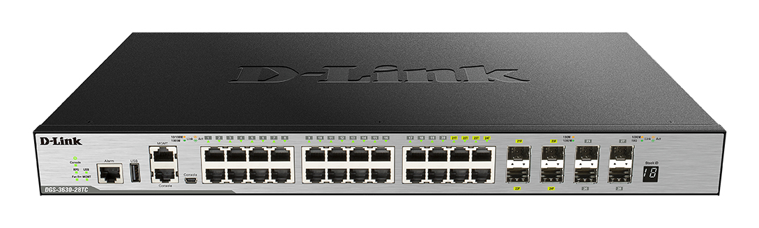 D-Link DGS-3630-28TC Switch thumbnail 3