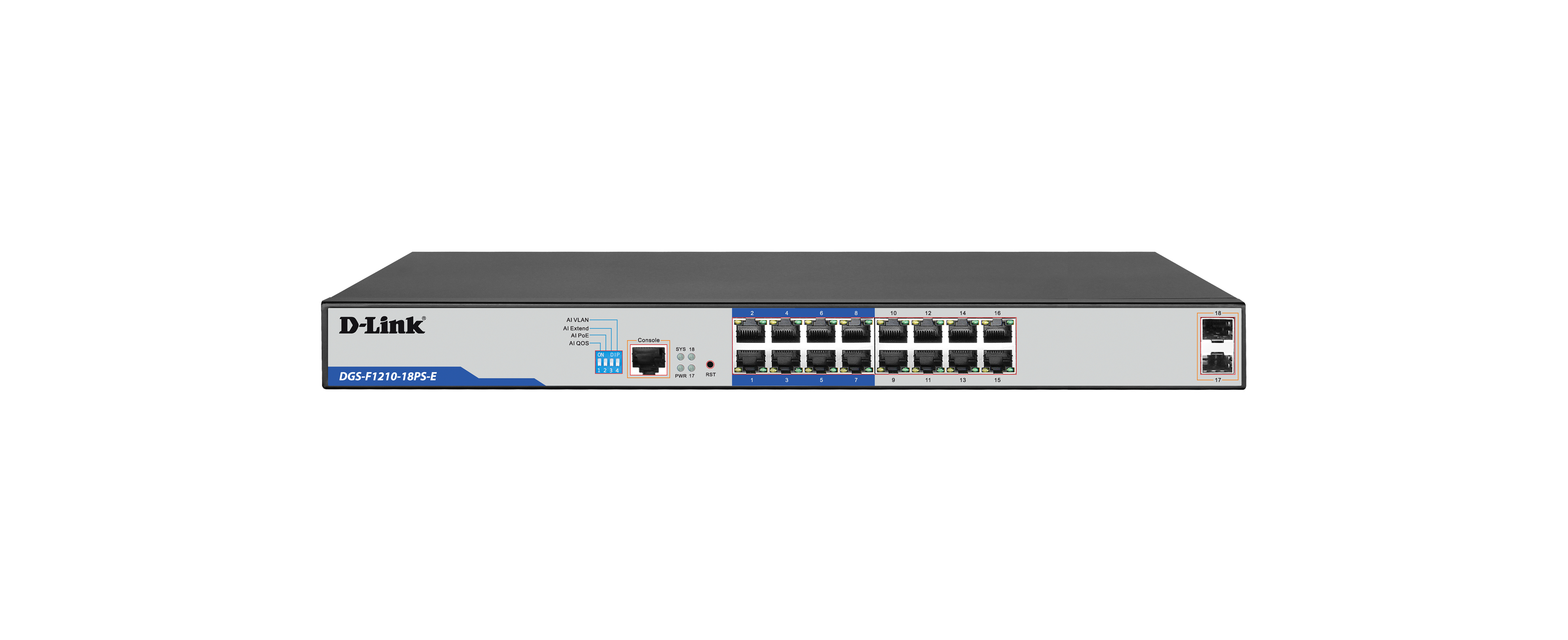 D-Link DGS-F1210-18PS-E Switch thumbnail 2