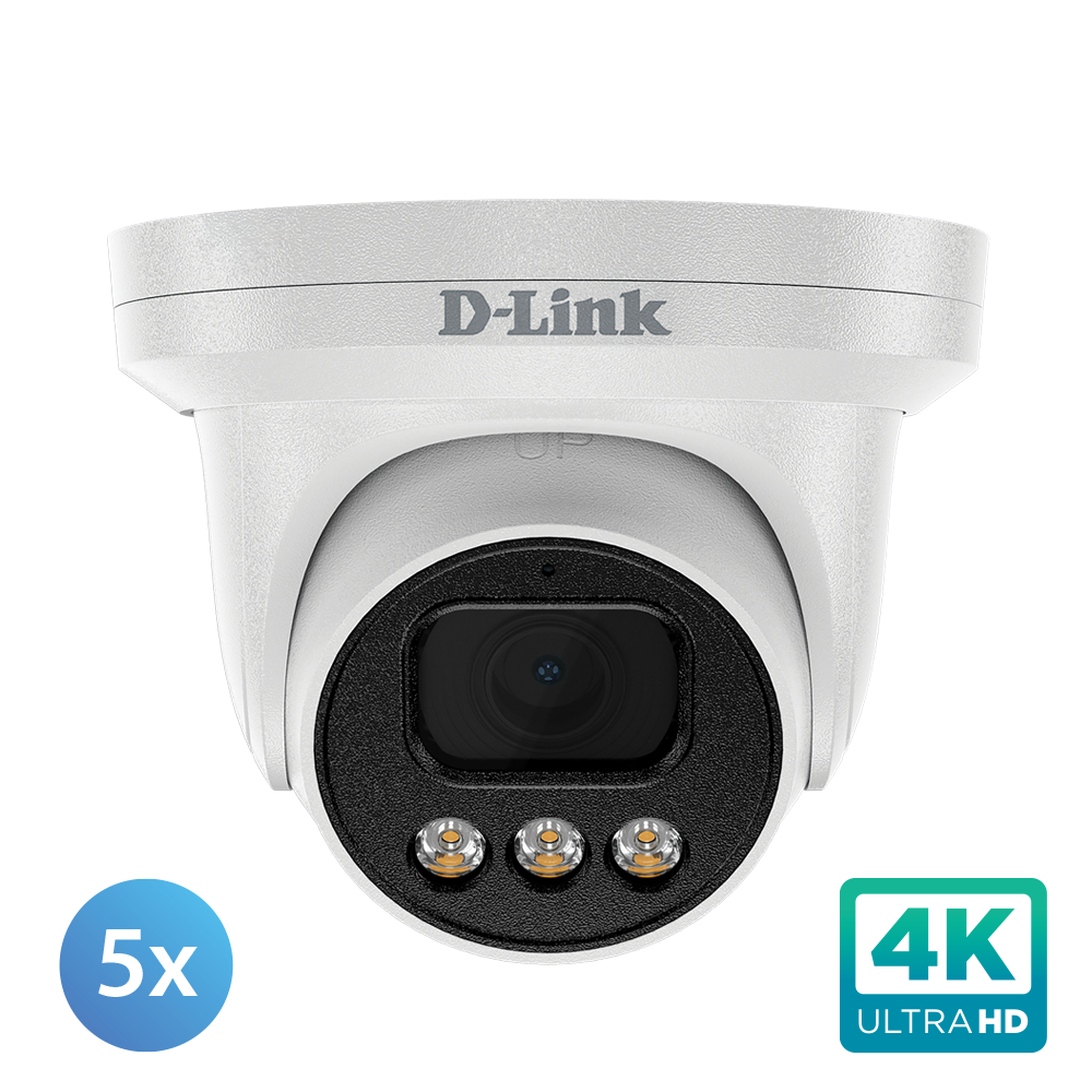 Dlink Vigilance Kit 8CH 8MP4TB thumbnail 5