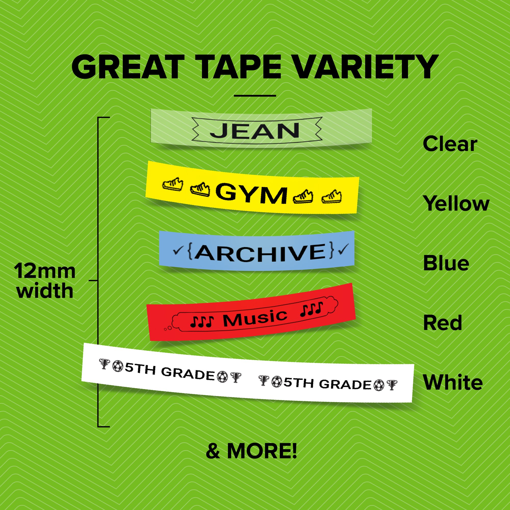 Dymo LT Paper 12mm x 4m Wh 2pk thumbnail 4