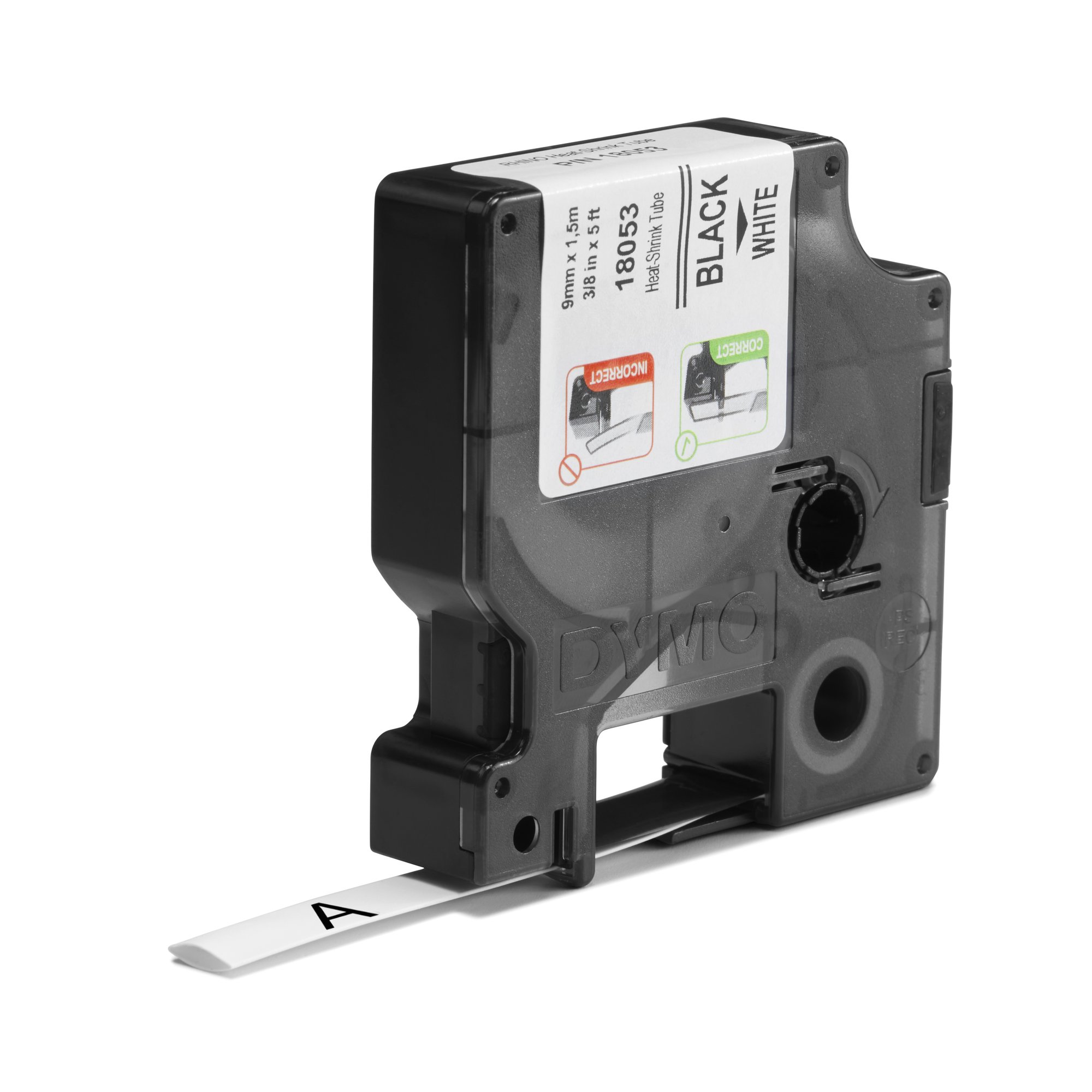 Dymo Rhno Tube Ht Shrk 9mm Wht thumbnail 3