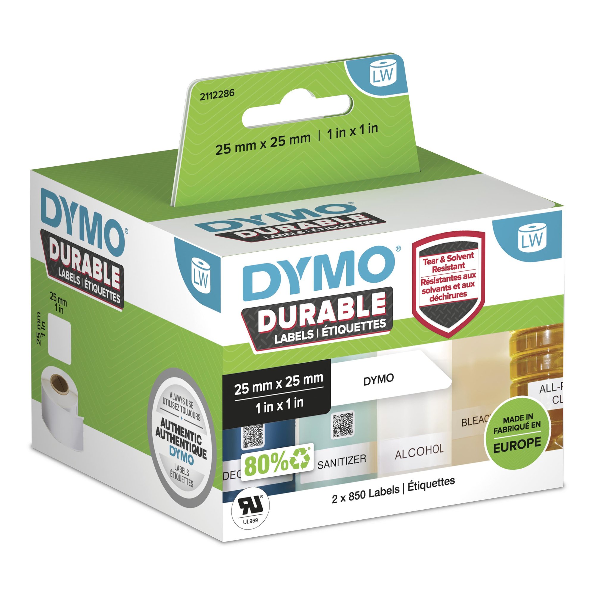 DY LW Dur MP Label 25x25mm thumbnail 3