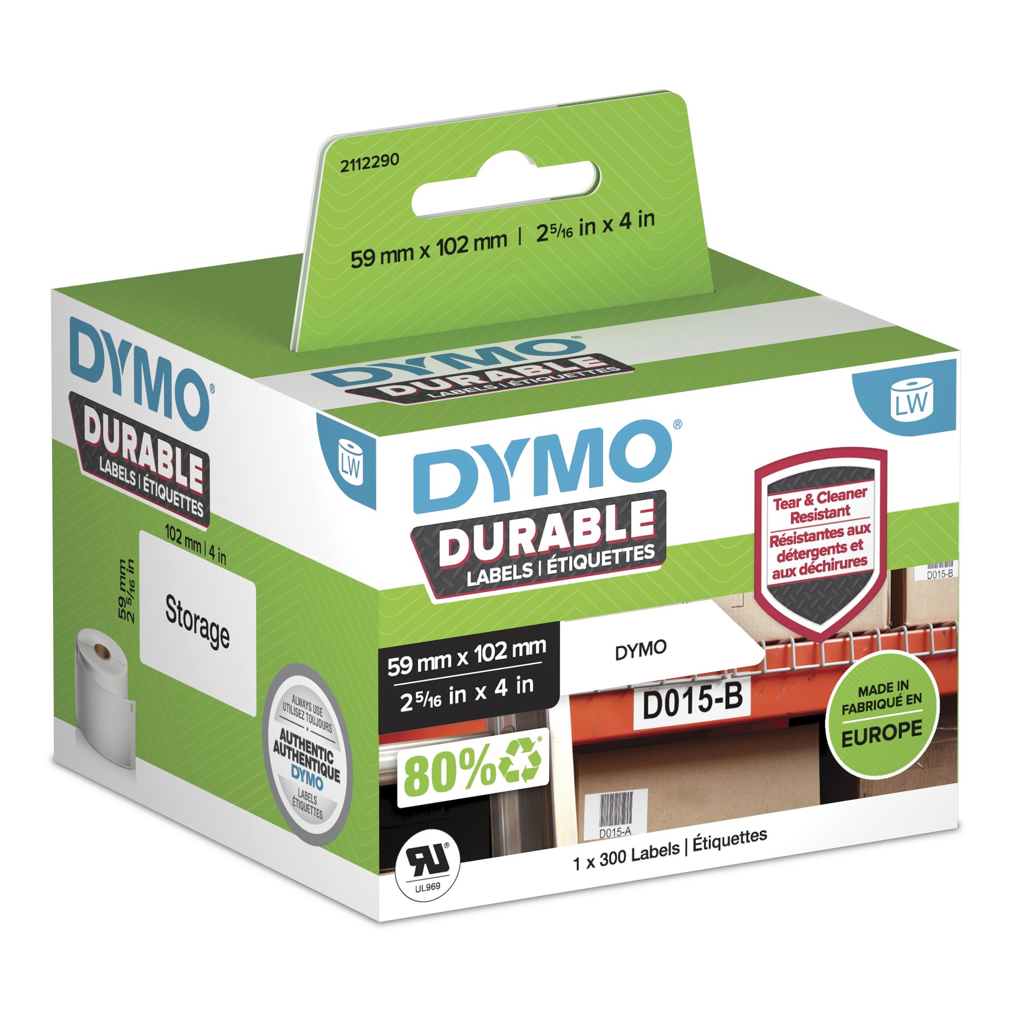 Dymo LW 59mm x 102mm labels thumbnail 3