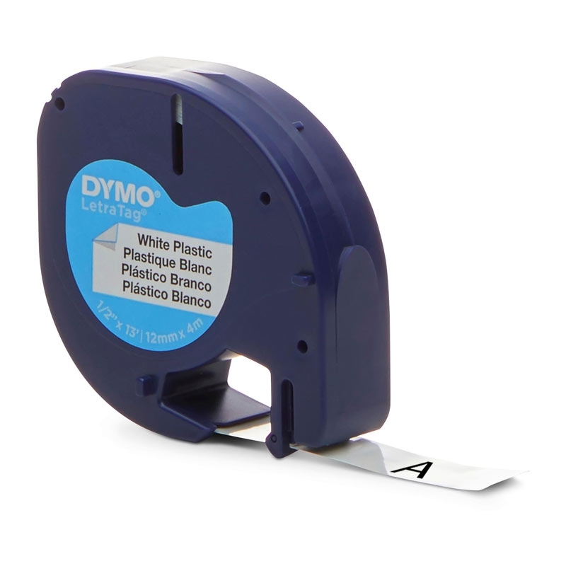 Dymo LT Plastic 12mm x 4m Wht thumbnail 4