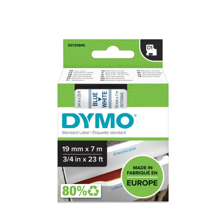Dymo Blue on Wht 19mmx7m Tape thumbnail 3