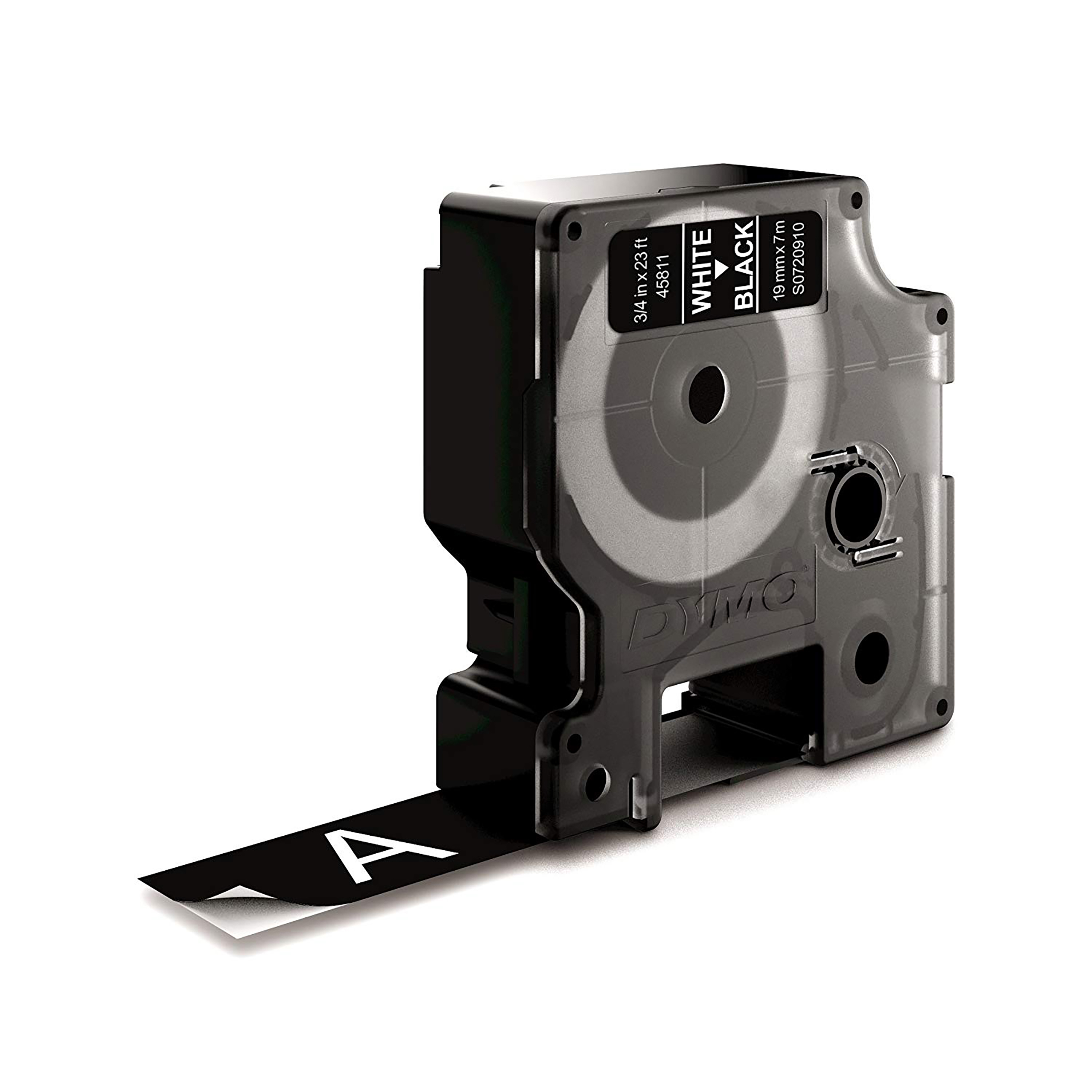 Dymo Wht on Blk 19mmx7m Tape thumbnail 5