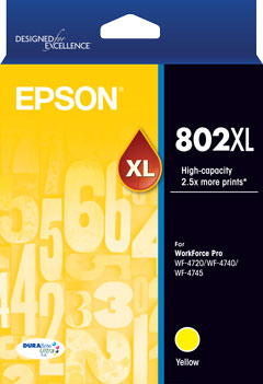 Epson 802 Yell XL Ink Cart thumbnail 2