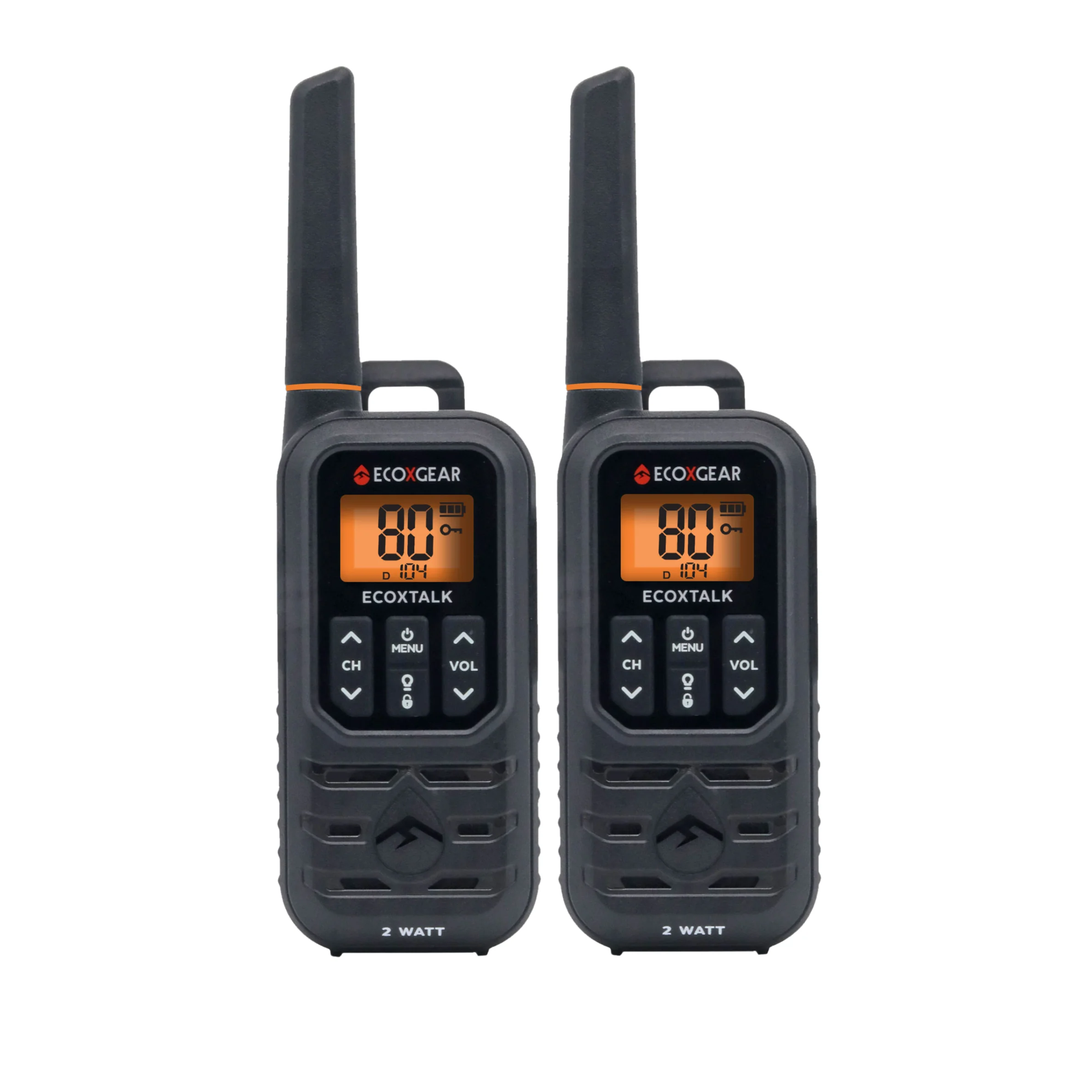 EcoX UHF 2W 2 Pk Black Ecoxgear — view 2