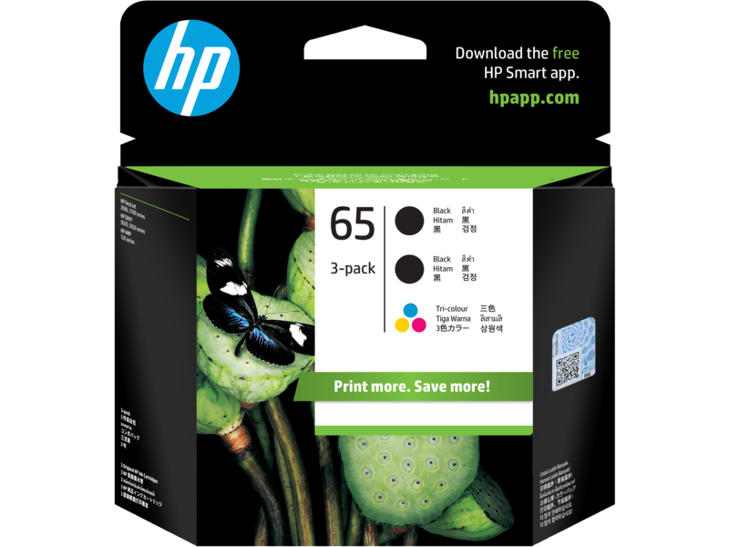 HP #65 ClrBlk Ink 3YP10AA HP — view 2