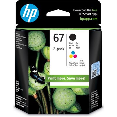 HP 67 Colour/Black Ink HP — view 2