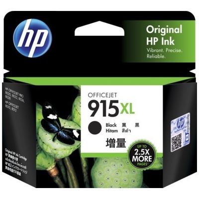 HP915XL Blk Orignl Ink 3YM22AA HP — view 2