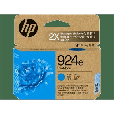 HP #924e Cyan Ink 4K0V7NA HP — view 2