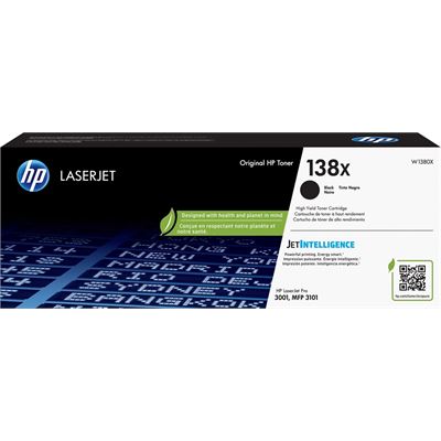HP#138 Black Toner W1380X HP — view 2