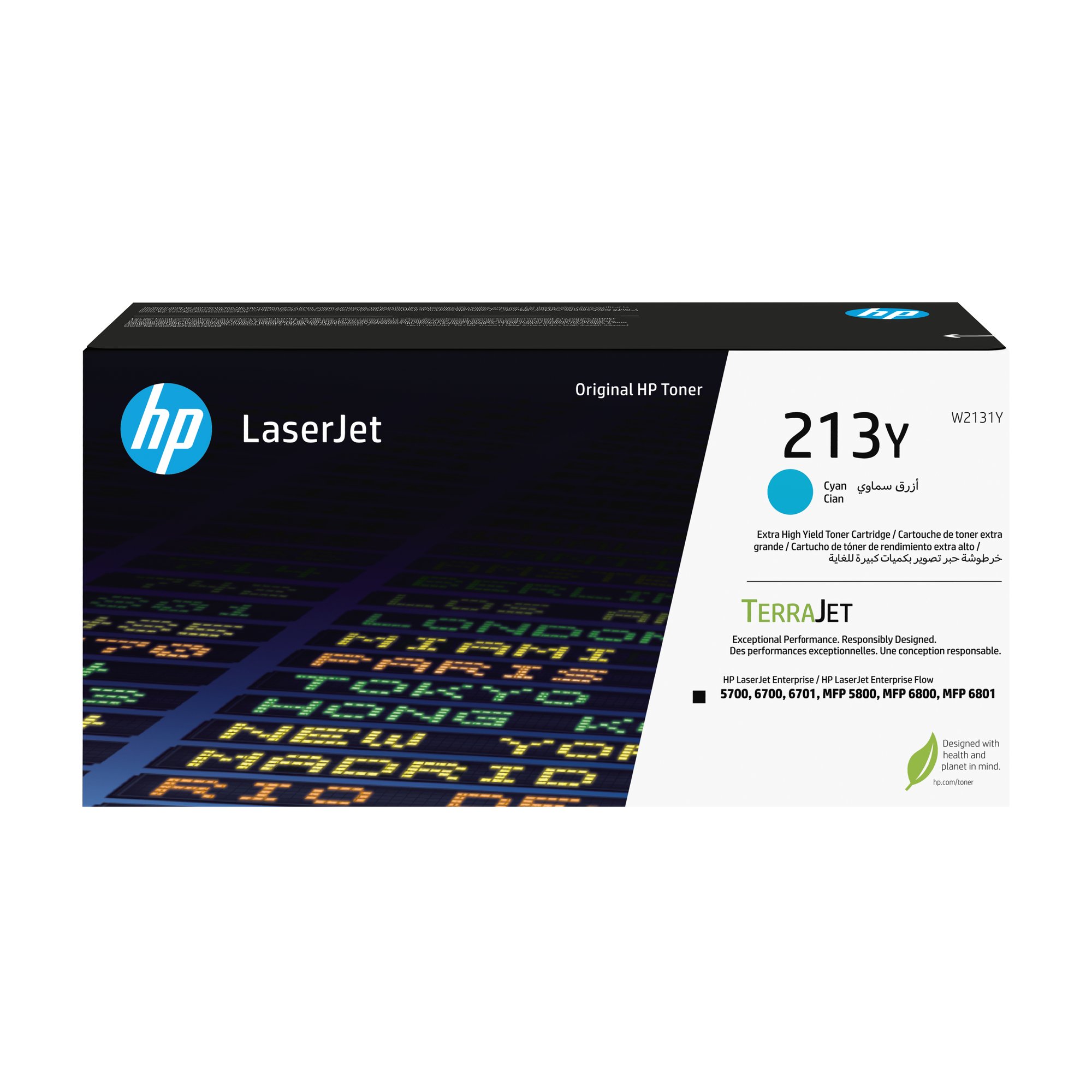HP #213Y Cyn Toner W2131Y thumbnail 1
