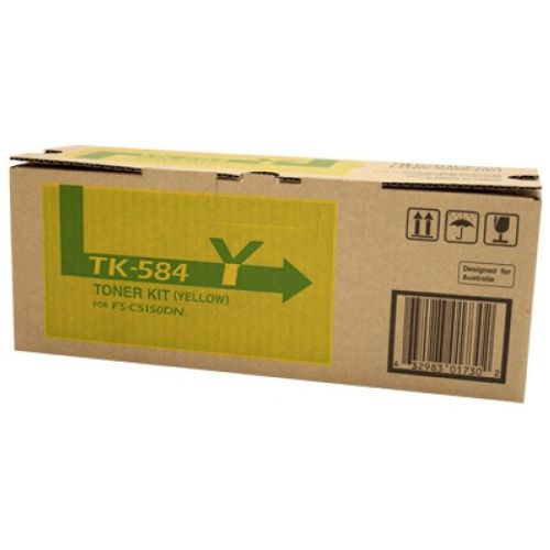 Kyocera TK584 Yellow Toner Kyocera — view 2