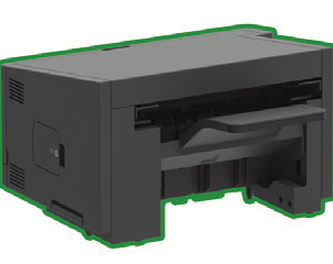 Staple/Hole Punch Finisher Lexmark — view 2