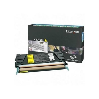 Lexm C5240YH Yell Pre HY Cart Lexmark — view 2