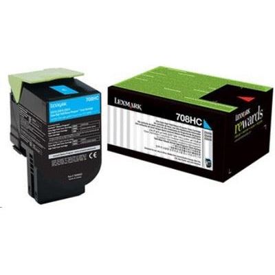 Lexm 708HC HY Cyan Toner Lexmark — view 2