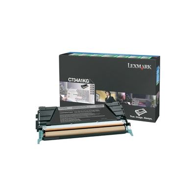Lexm C734 Black Toner Cart Lexmark — view 2