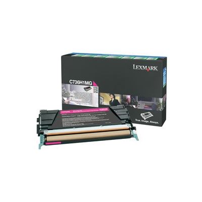 Lexm C736 Magenta HY Toner Lexmark — view 2