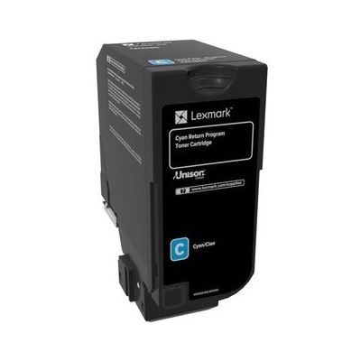 Lexm 74C60C0 Cyan Toner Lexmark — view 2