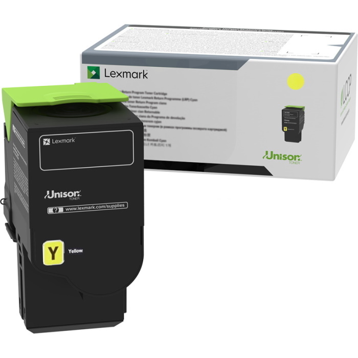 Lexm 75M1XY0 XHY Yellow Toner Lexmark — view 2