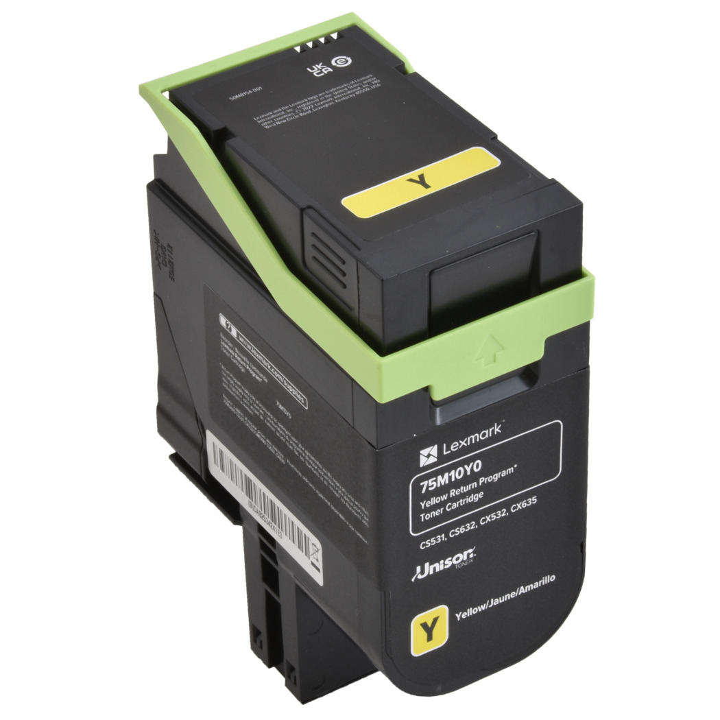 Lexm 75M10Y0 Yellow Toner Lexmark — view 2