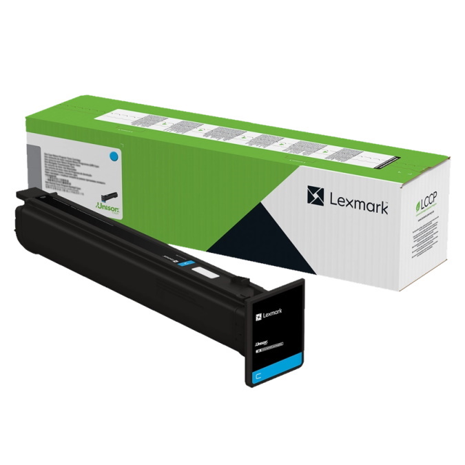 Lexm 77L10C0 Cyan Toner Lexmark — view 2