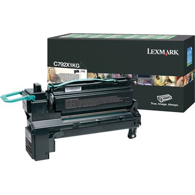 Lexm C792X1KG HY Pre Bk Cart Lexmark — view 2