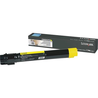 Lexm C950X2YG Yellow Toner Lexmark — view 2