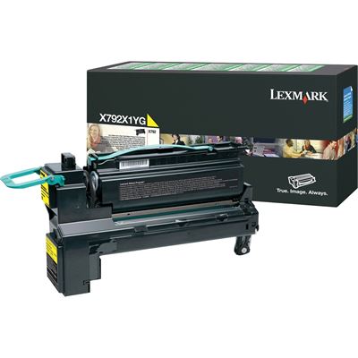Lexm X792X1YG HY Pre Yell Cart Lexmark — view 2