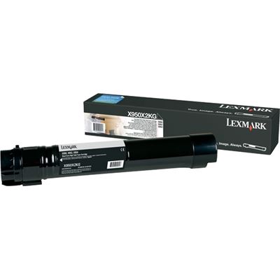 Lexm X950X2KG Black Toner Lexmark — view 2