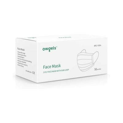 3 PLY Face Mask 50pk OWGELS Owgels Science and technology company LTD — view 2
