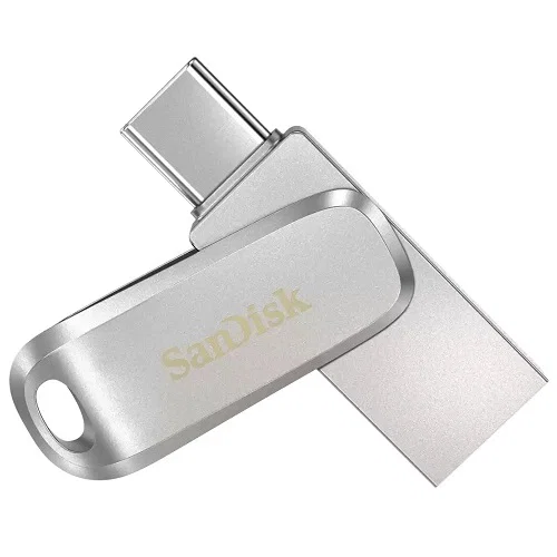 Sandisk Ultra Dual Drive Luxe SDDDC4 512GB USB Type C Metal USB3.1/Type C Reversible Connector Swivel Design Type-C Enabled Devices 5Y SanDisk — view 2