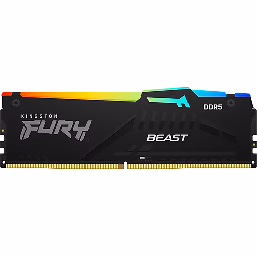 Kingston 32GB 5600MT/S DDR5 CL36 Dimm (Kit of 2) Fury Beast RGB Expo Kingston — view 2