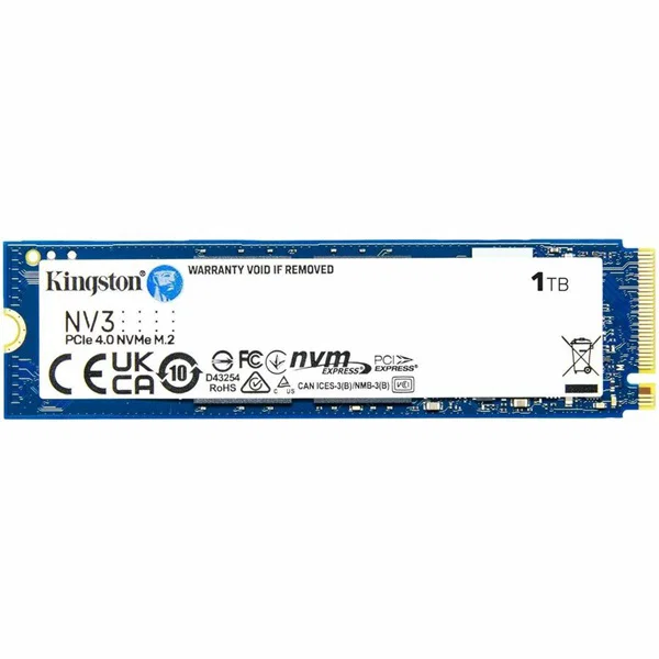 Kingston 1TB NV3 M.2 Pcie 4.0 NVME SSD R/W 6000/4000 MB/S Kingston — view 2